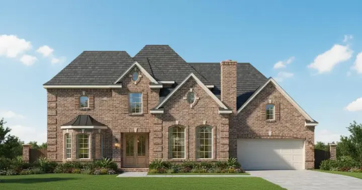Traditional house plans 19-1447 - front exterior, 4,582 sq ft, 4 bed, 3 bath house plans | Monster House Plans