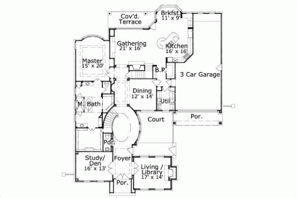 Main Floor Plan: 19-1448