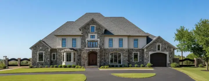 Tuscan house plans 19-145 - front exterior, 7,507 sq ft, 4 bed, 4 bath house plans | Monster House Plans