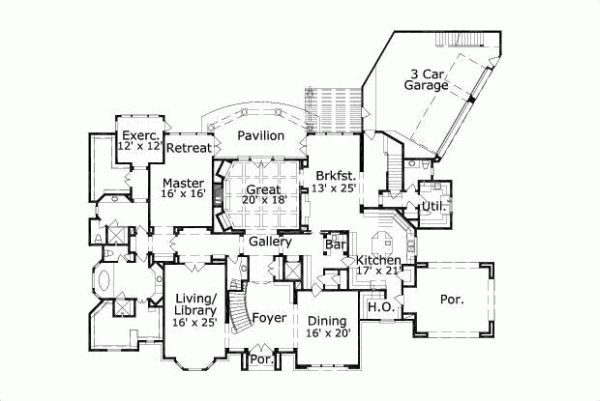 Main Floor Plan: 19-145