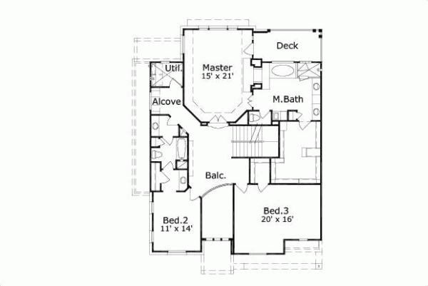 Upper/Second Floor Plan: 19-1454