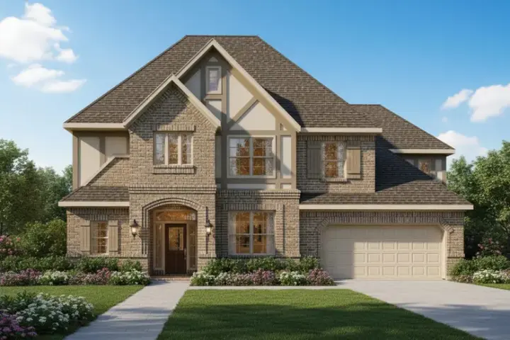 Traditional house plans 19-1456 - front exterior, 3,070 sq ft, 3 bed, 2 bath house plans | Monster House Plans