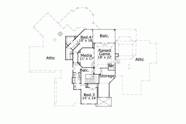 Upper/Second Floor Plan: 19-146