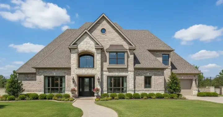 European house plans 19-1460 - front exterior, 4,426 sq ft, 4 bed, 3 bath house plans | Monster House Plans