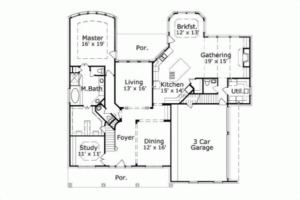 Main Floor Plan: 19-1464