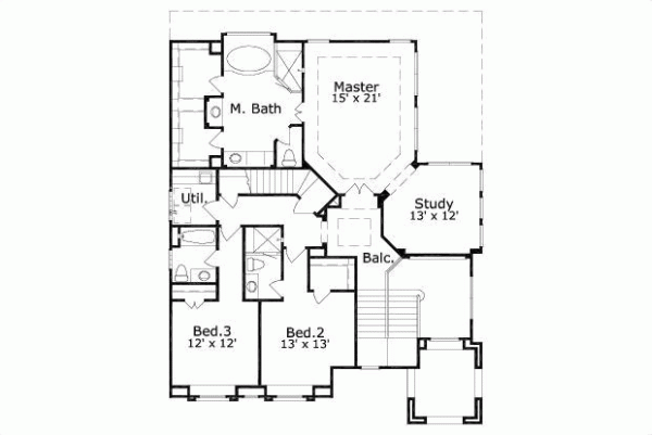 Upper/Second Floor Plan: 19-1470