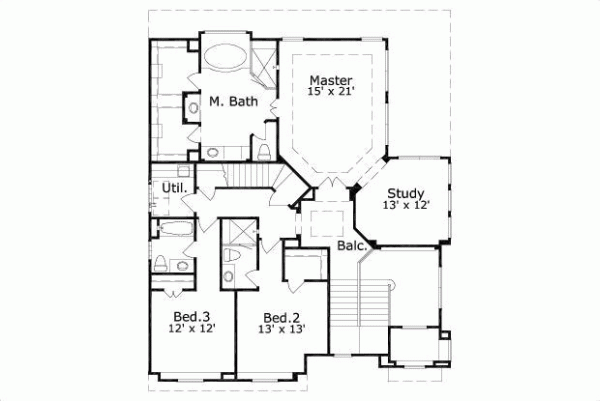 Upper/Second Floor Plan: 19-1471