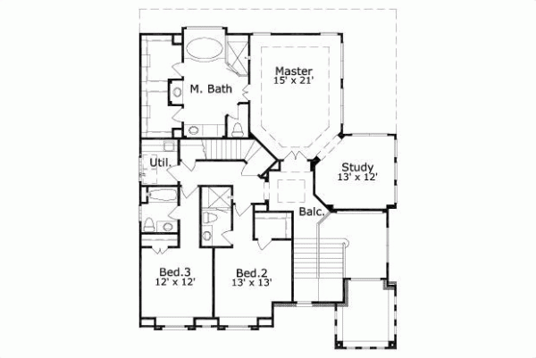 Upper/Second Floor Plan:19-1473