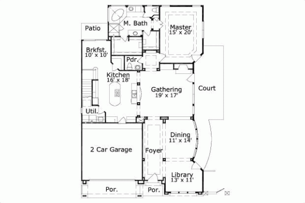 Main Floor Plan: 19-1476