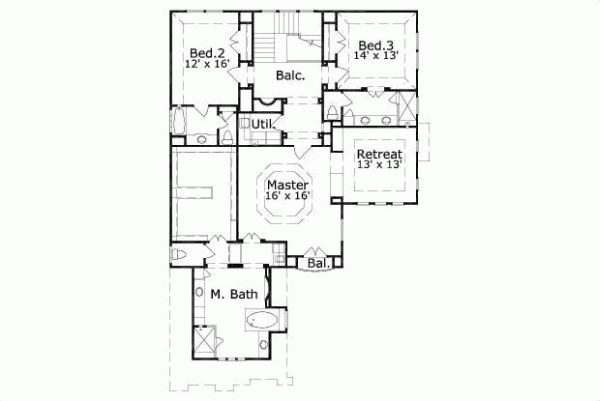 Upper/Second Floor Plan: 19-1478