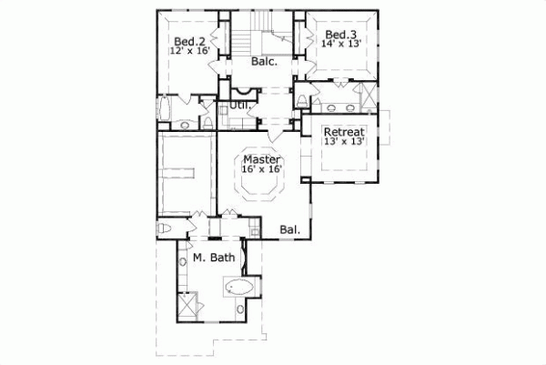 Upper/Second Floor Plan: 19-1479