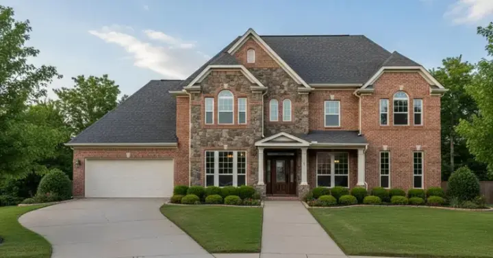 Traditional house plans 19-148 - front exterior, 4,157 sq ft, 6 bed, 3 bath house plans | Monster House Plans
