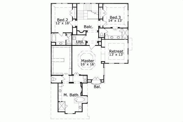 Upper/Second Floor Plan: 19-1480