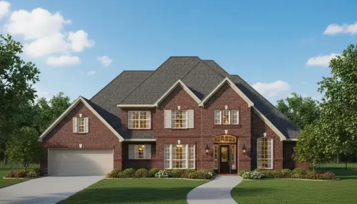 Traditional house plans 19-1483 - front exterior, 4,270 sq ft, 4 bed, 3 bath house plans | Monster House Plans
