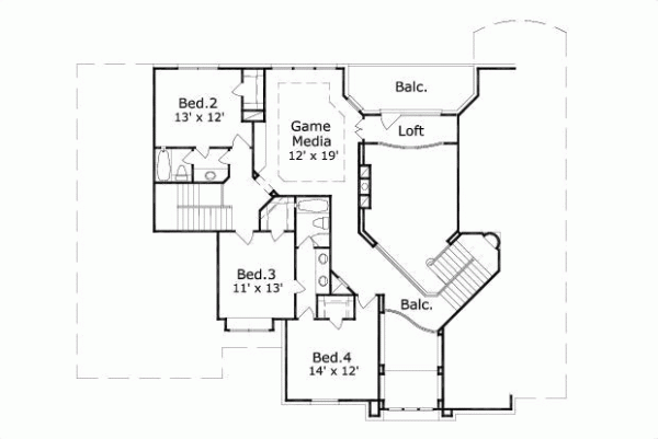Upper/Second Floor Plan: 19-1483