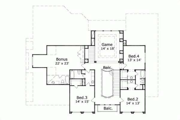 Upper/Second Floor Plan: 19-1485