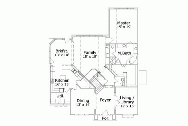 Main Floor Plan: 19-149