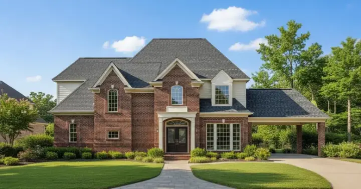 Traditional house plans 19-1490 - front exterior, 3,918 sq ft, 4 bed, 3 bath house plans | Monster House Plans