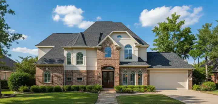 Traditional house plans 19-1491 - front exterior, 3,918 sq ft, 4 bed, 3 bath house plans | Monster House Plans