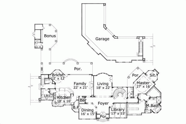 Main Floor Plan: 19-1496