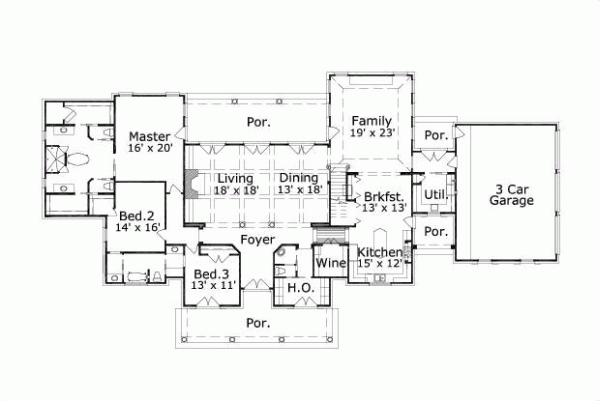 Main Floor Plan: 19-1497