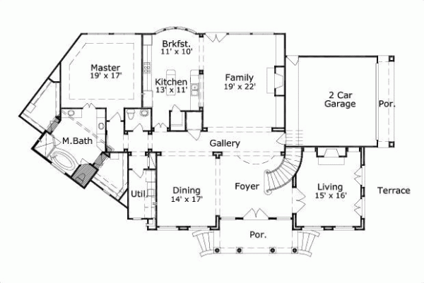 Main Floor Plan: 19-150