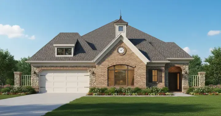 Traditional house plans 19-1501 - front exterior, 2,807 sq ft, 3 bed, 2 bath house plans | Monster House Plans