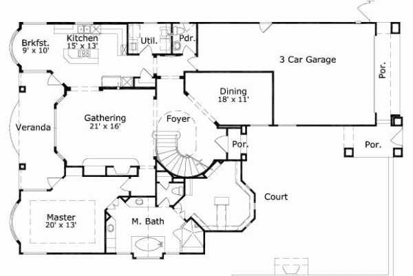 Main Floor Plan: 19-1503