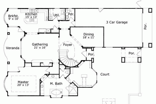 Main Floor Plan: 19-1504