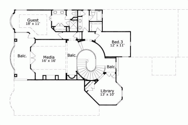 Upper/Second Floor Plan: 19-1504