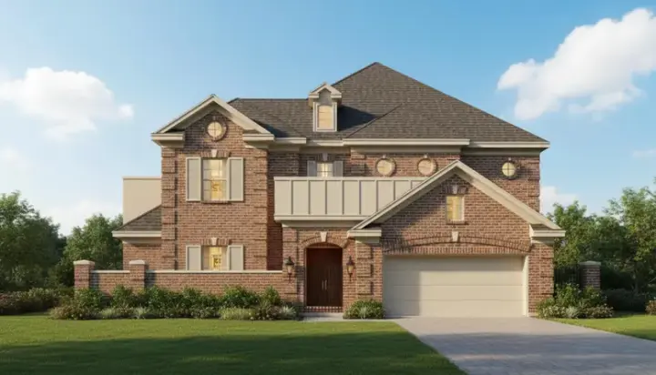 Traditional house plans 19-1505 - front exterior, 3,708 sq ft, 4 bed, 3 bath house plans | Monster House Plans