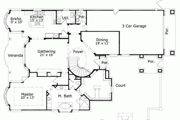 Main Floor Plan: 19-1505