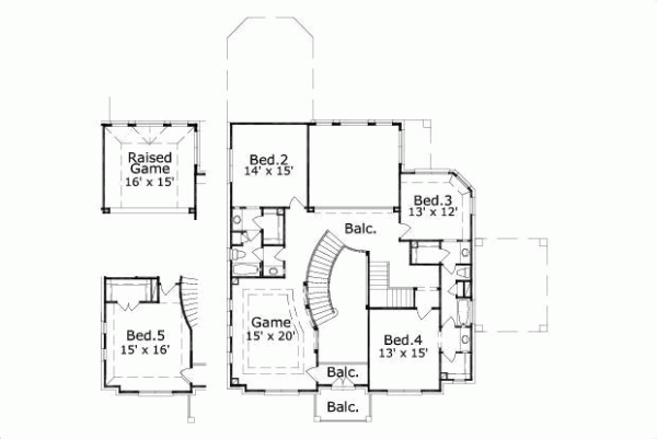 Upper/Second Floor Plan: 19-1508