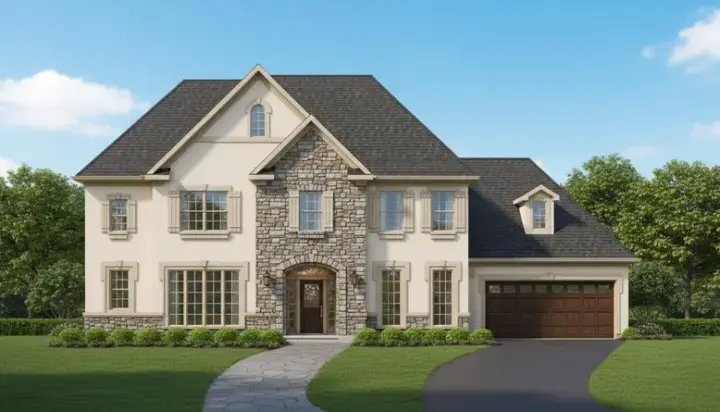 Traditional house plans 19-151 - front exterior, 4,070 sq ft, 5 bed, 3 bath house plans | Monster House Plans