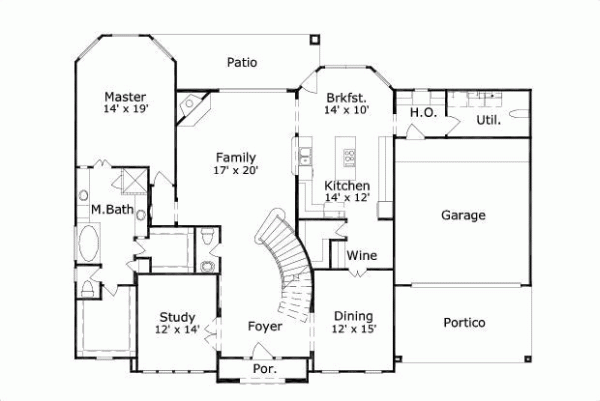 Main Floor Plan: 19-151