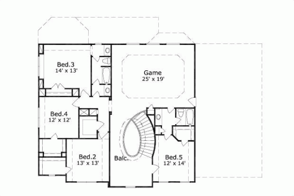 Upper/Second Floor Plan: 19-151