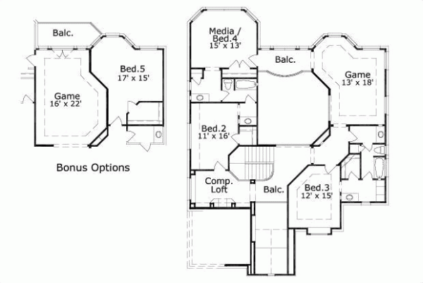 Upper/Second Floor Plan: 19-1510