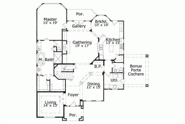 Main Floor Plan: 19-1511