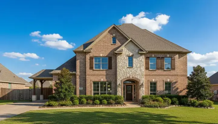 French Country house plans 19-1519 - front exterior, 4,339 sq ft, 5 bed, 3 bath house plans | Monster House Plans