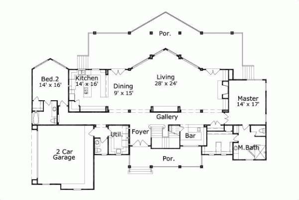 Main Floor Plan: 19-152