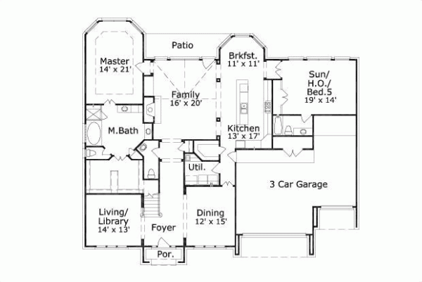 Main Floor Plan: 19-1523