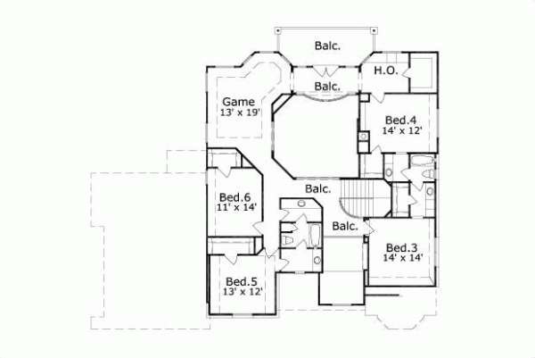 Upper/Second Floor Plan: 19-1525
