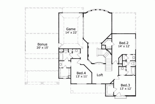 Upper/Second Floor Plan: 19-1528