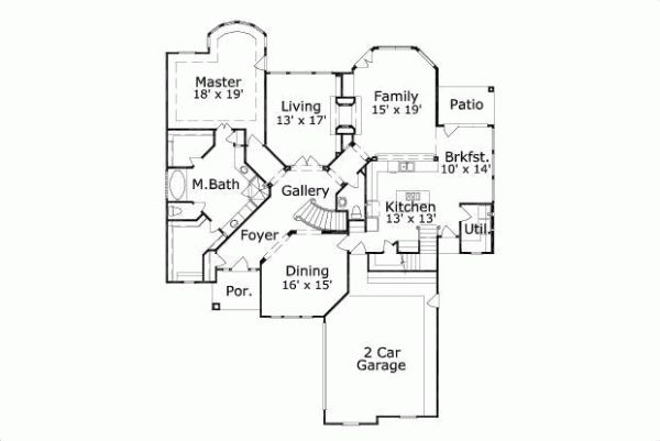Main Floor Plan: 19-153
