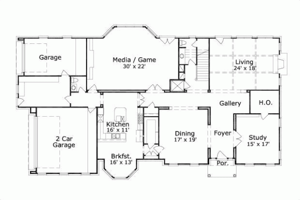 Main Floor Plan: 19-1533