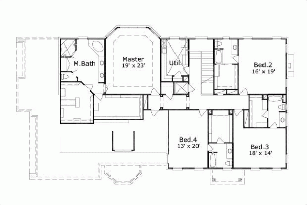 Upper/Second Floor Plan: 19-1533