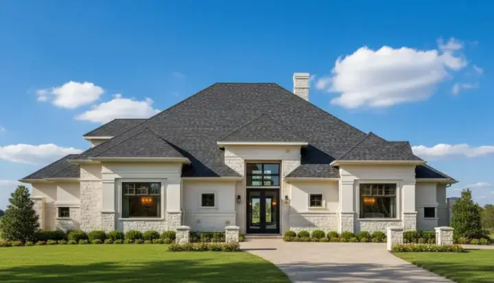 European house plans 19-1534 - front exterior, 3,226 sq ft, 4 bed, 4 bath house plans | Monster House Plans
