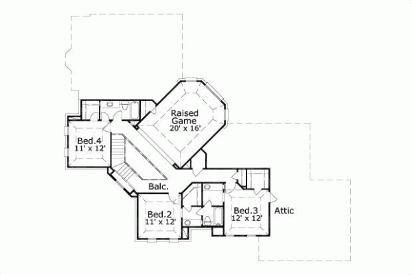 Upper/Second Floor Plan: 19-1535