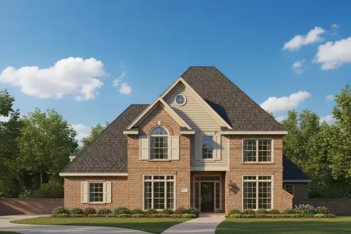 Traditional house plans 19-1536 - front exterior, 3,582 sq ft, 4 bed, 3 bath house plans | Monster House Plans