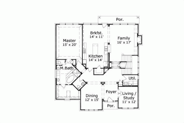 Main Floor Plan: 19-1536